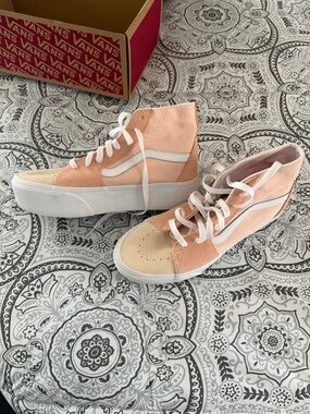 Vans Peach High-Top Skate Sneakers